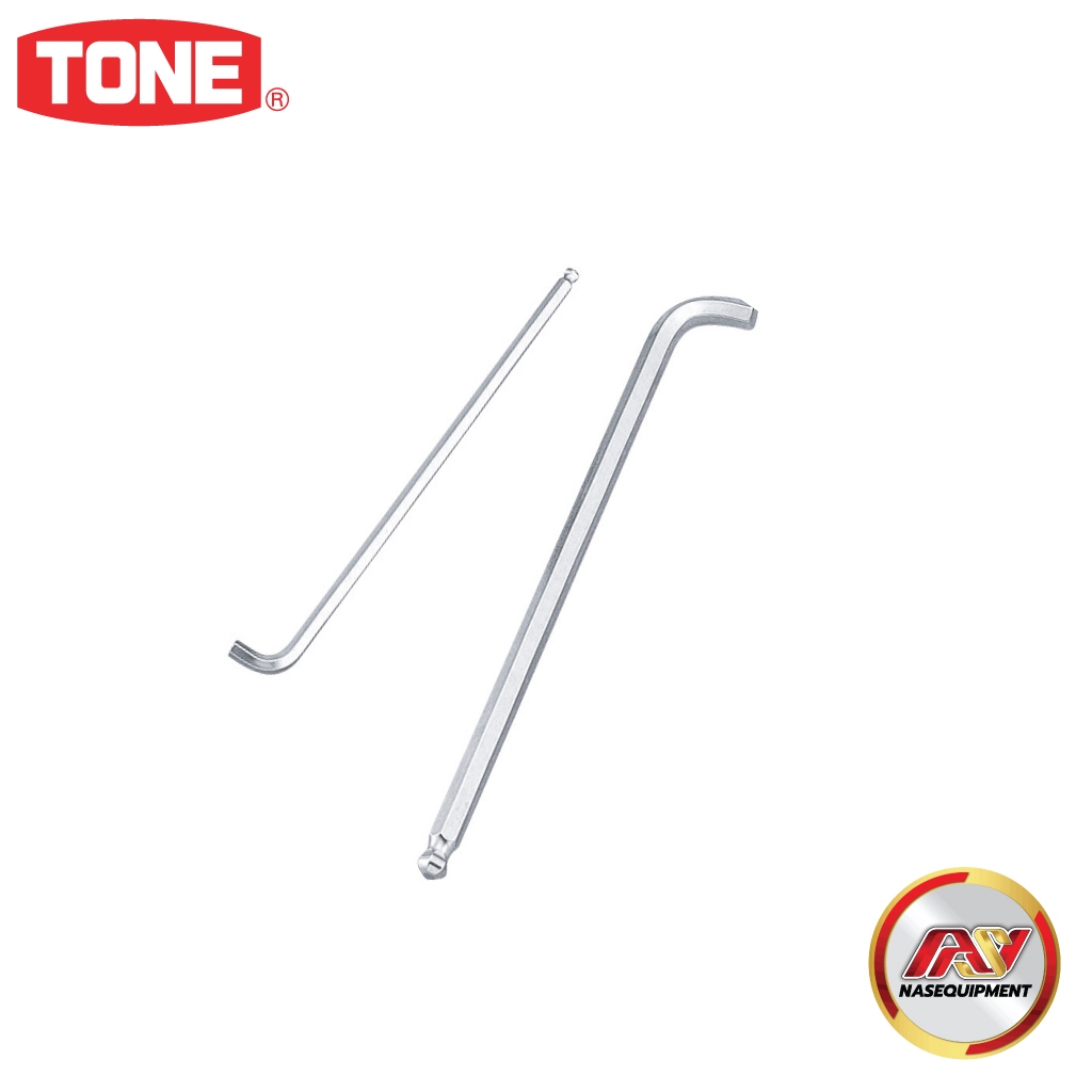 TONE ประแจหกเหลี่ยมสั้น (หัวบอล) ไซส์ 1.5-10 มม. | BS-SERIES