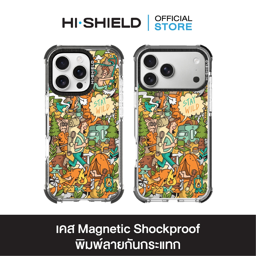 HI-SHIELD Magnetic Shockproof Case รุ่น KAMO S212 [iPhone17/iPhone16/iPhone15/iPhone14] - เคสแม่เหล็ก