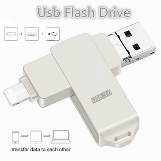แฟลชไดร์ฟ 1TB 3 in 1 Flashdrive OTG USB iphone Flash Drive แฟลชไดร์ฟ 3.0 Thumbdrive