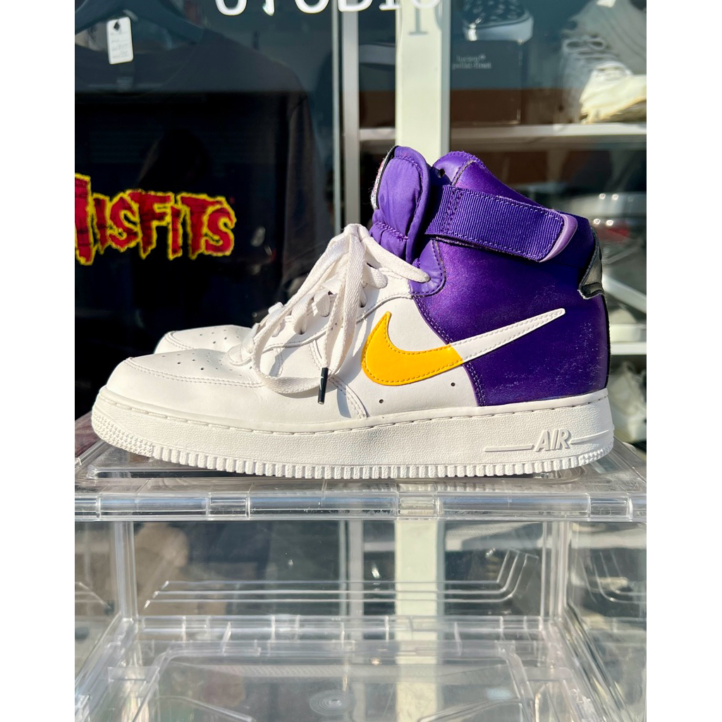 Nike Air Force 1 High ‘07 LV8 NBA ”Lakers“ ลิขสิทธิ์แท้