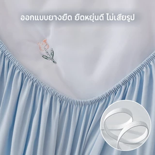ผ้าปูที่นอน 6ฟุต/5ฟุต/3.5ฟุต/3ฟุต ผ้าปูที่นอนหนา เฉพาะผ้าปูที่นอน งานปัก