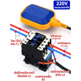 ส่งตรงจากกรุงเทพฯ Hardware Tools MALL สวิตช์ลูกลอยไฟฟ้า Float Switch 220/12/24/48V ควบคุมน้ำ กันน้ำล้น ใช้กับปั๊มน้ำ COD