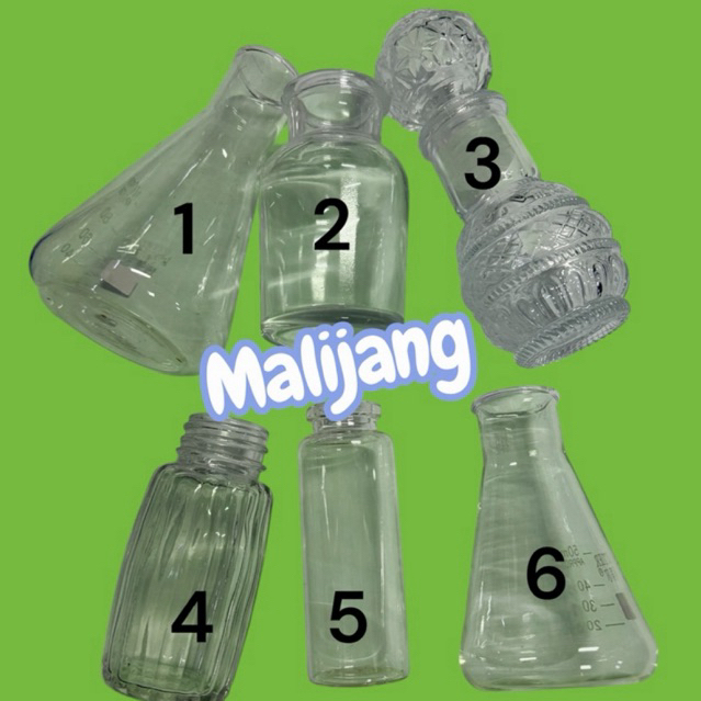 ขวดแก้ว(มีจุกที่พอดีขวด) ขวดใส หลายขนาด หลอดแก้ว