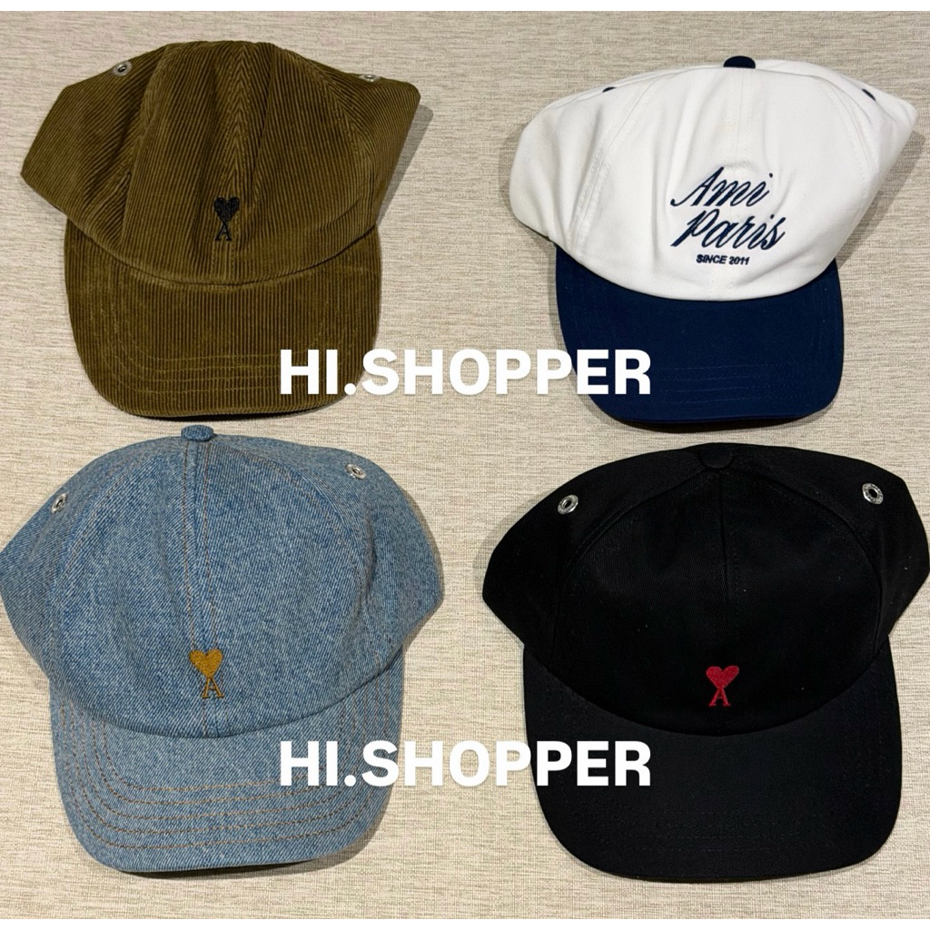 หมวก Ami Paris Cap /ผ้าพันคอ Ami ของแท้ พร้อมส่ง แมสได้