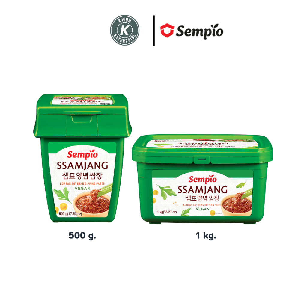 SEMPIO Ssamjang Seasoned Bean Paste 500g/1kg ซัมจัง ซอสเต้าเจี้ยวปรุงรส ตรา เซมเพียว มี 2 ขนาด 500 กรัม / 1 กิโลกรัม