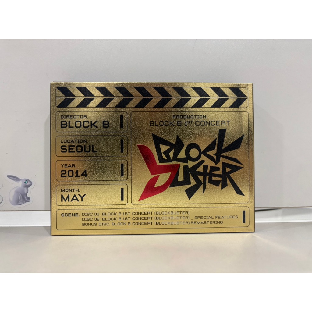 3 DVD MUSIC  ซีดีเพลงเกาหลี   Block B - BLOCK B 1st CONCERT BLOCKBUSTER LIVE   (F9C37)
