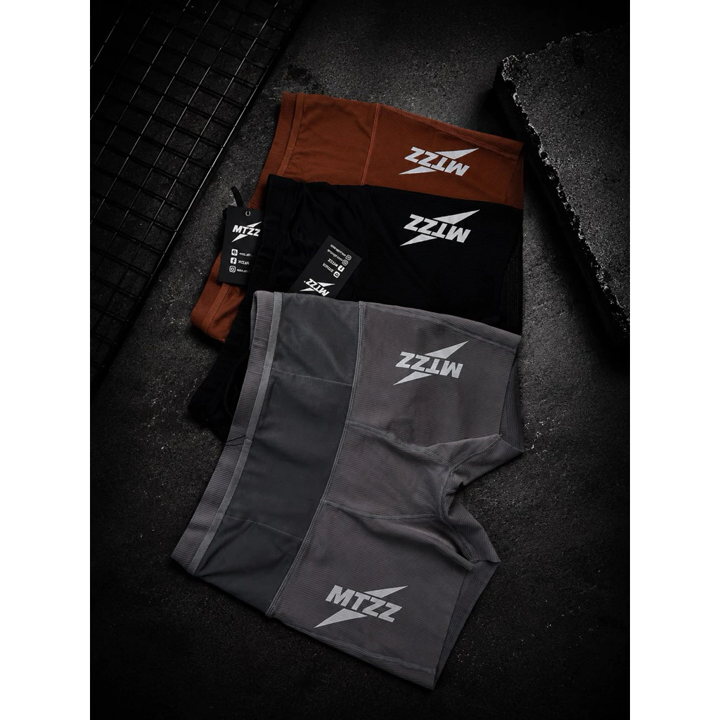 MTZZ กางเกงรัดกล้ามเนื้อ กางเกงวิ่ง Running Half Tight 4” Unisex