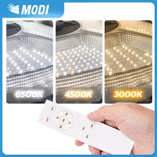 MODI โคมไฟถนนสวมเสาโซล่าเซลล์ 300W แสงขาว/3 แสง/RGB พลังงานแสงอาทิตย์ Solar street light IP65