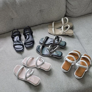 OHODOODEE Lolla "รัดส้น Strap" Cozy ( รองเท้าทรงรัดส้นที่มีสายคาดกระชับ เดินสับได้ทั้งวันไม่มีหลุด) NN018