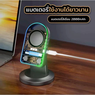ลำโพงเซ็นเซอร์ไร้สาย 3in1 เสียงสเตอริโอ9D พกพาสะดวก ฐานกันลื่น ฟังก์ชั่นบลูทูธ การหมุน 360°