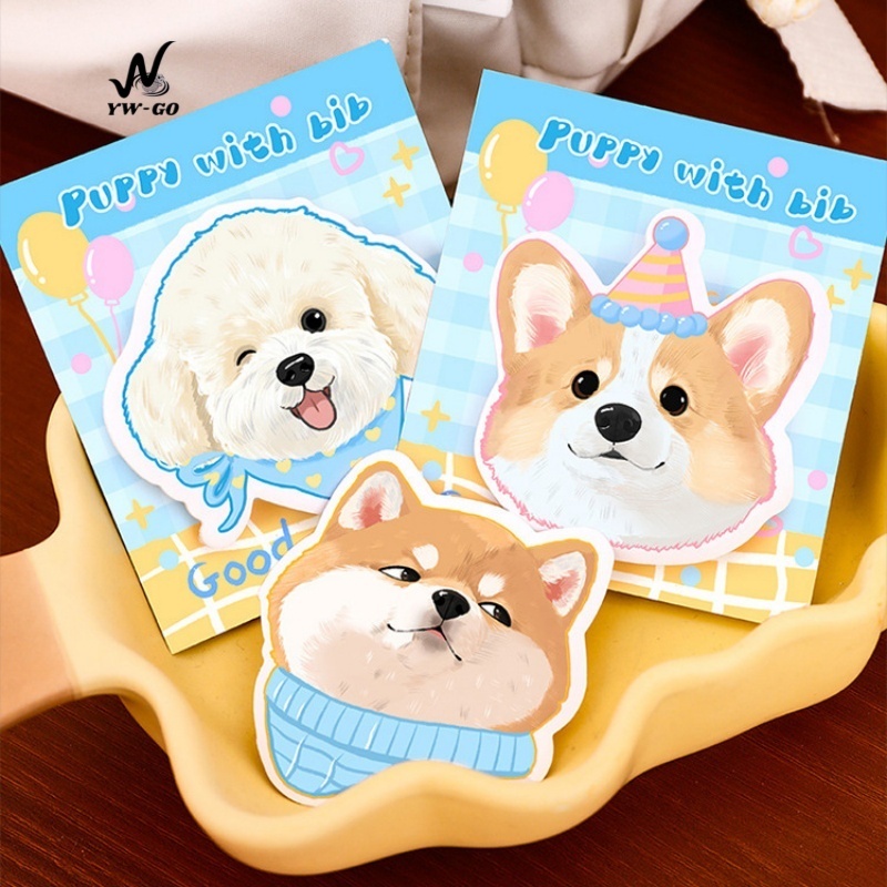 30แผ่น/เล่ม โน๊ตกาวกระดาษ  น้องสัตว์น่ารัก กระดาษโน๊ต เมมโม Cuteies memo 5.9x6.2cm เครื่องเขียน โน๊ตกาว G3636