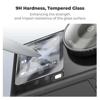 K&F CONCEPT PF52 9H แก้วกันรอย ตอบสนองไว กระจกกันรอย Tempered Glass Protector สําหรับ Osmo Action 6