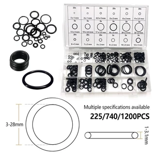 O ring ยางโอริง อเนกประสงค์ คุณภาพสูง 18 ขนาด 225 ชิ้น พร้อมกล่องพลาสติก