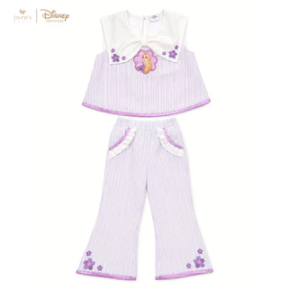 DISNEY PRINCESS : Rapunzel (ราพันเซล) ชุดเซ็ทเด็กหญิง เสื้อแขนกุด + กางเกงขายาว ลิขสิทธิ์แท้ [115077]