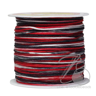 ไหมญี่ปุ่น สีทูโทน (30 หลา) เบอร์ 72 เชือกถักข้อมือ ไหมถักงานข้อมือ