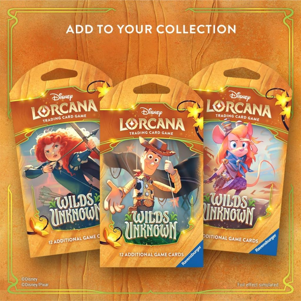 Disney Lorcana TCG: Wilds Unknown Single Booster Pack - 12 Cards