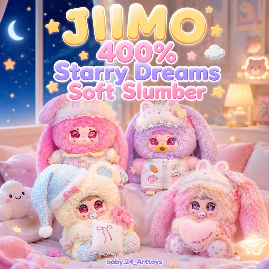 (พร้อมส่ง🇹🇭) JIIMO 400% - Starry Dreams Soft Slumber