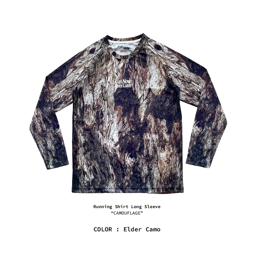 ชื่อสินค้า RUN NOW BEER LATER "Elder Camouflage" Running Unisex