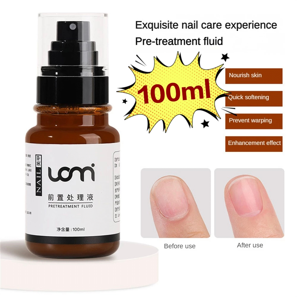 พร้อมส่ง Uomi Russian pretreatment fluid น้ำยาหนังนุ่ม Softener Cuticle 100 ml
