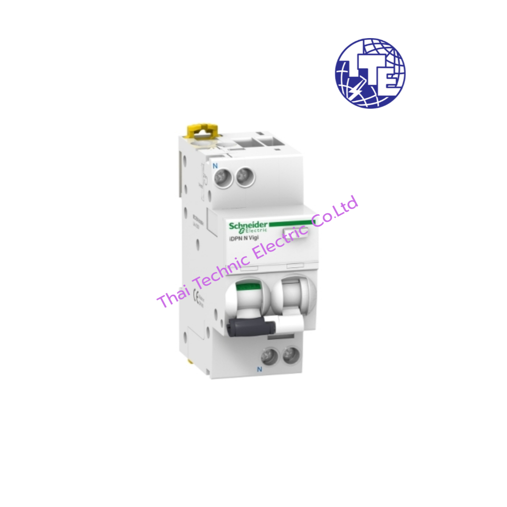 เบรคเกอร์กันดูด RCBO  "SCHNEIDER" A9D31616 1P+N C16A 30mA 230V