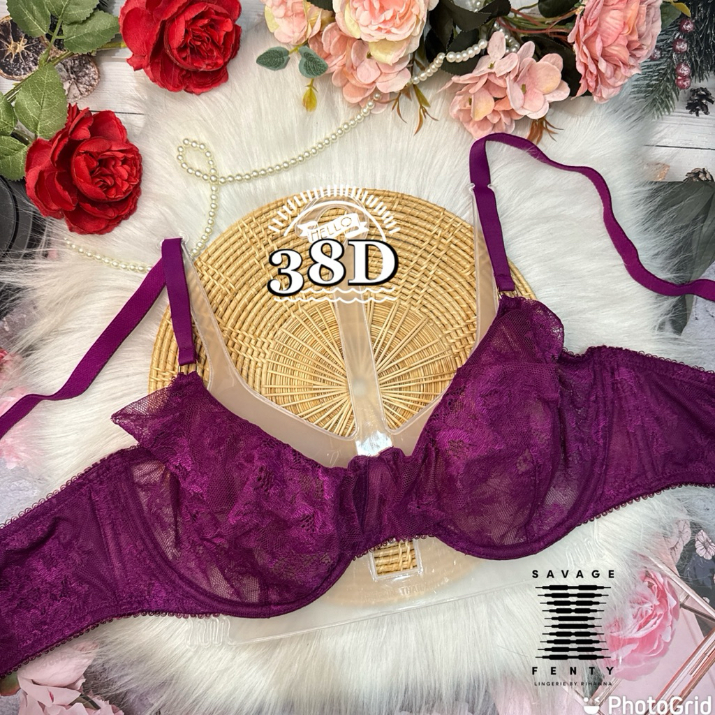 Savage X Fenty 38D ใหม่มาก ซีทรู สะอาด กริ้บ