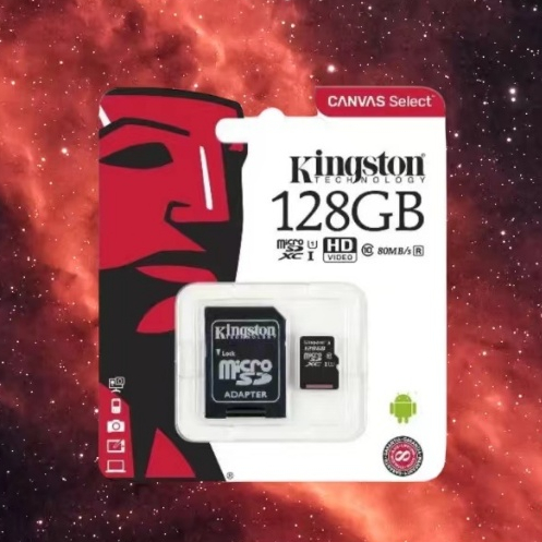 Kingston Memory Card Micro SD SDHC 128 GB Class 10 คิงส์ตัน เมมโมรี่การ์ด 128 GB Kingston