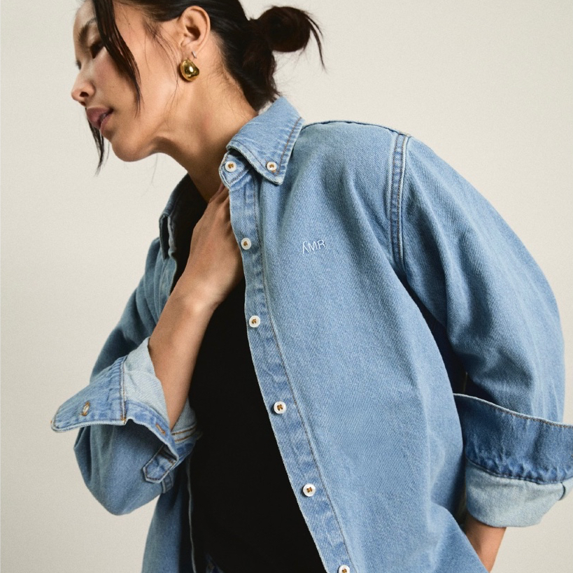 AMR DE SAISON ( AIMER ) - Regular Fit Shirt In Light Blue เสื้อเชิ้ต