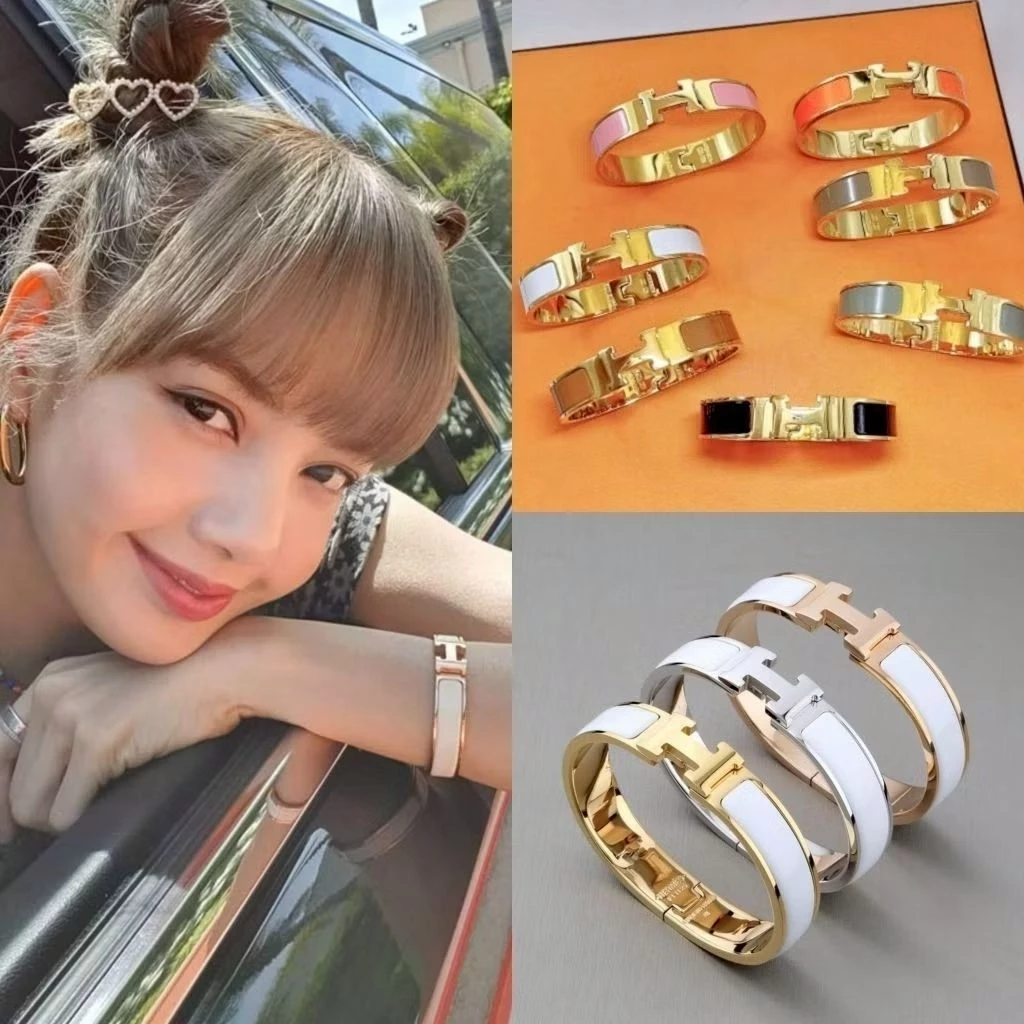 กำไลข้อมือ H งานสวย สินค้าพร้อมส่ง