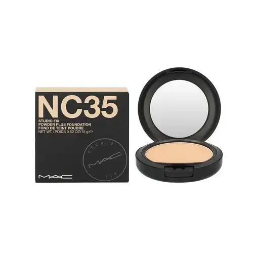 MAC Studio Fix Powder Plus Foundation SPF15 แป้งผสมรองพื้น คุมมัน 24H ปกปิดสูง เฉด NC เลือกเบอร์ได้