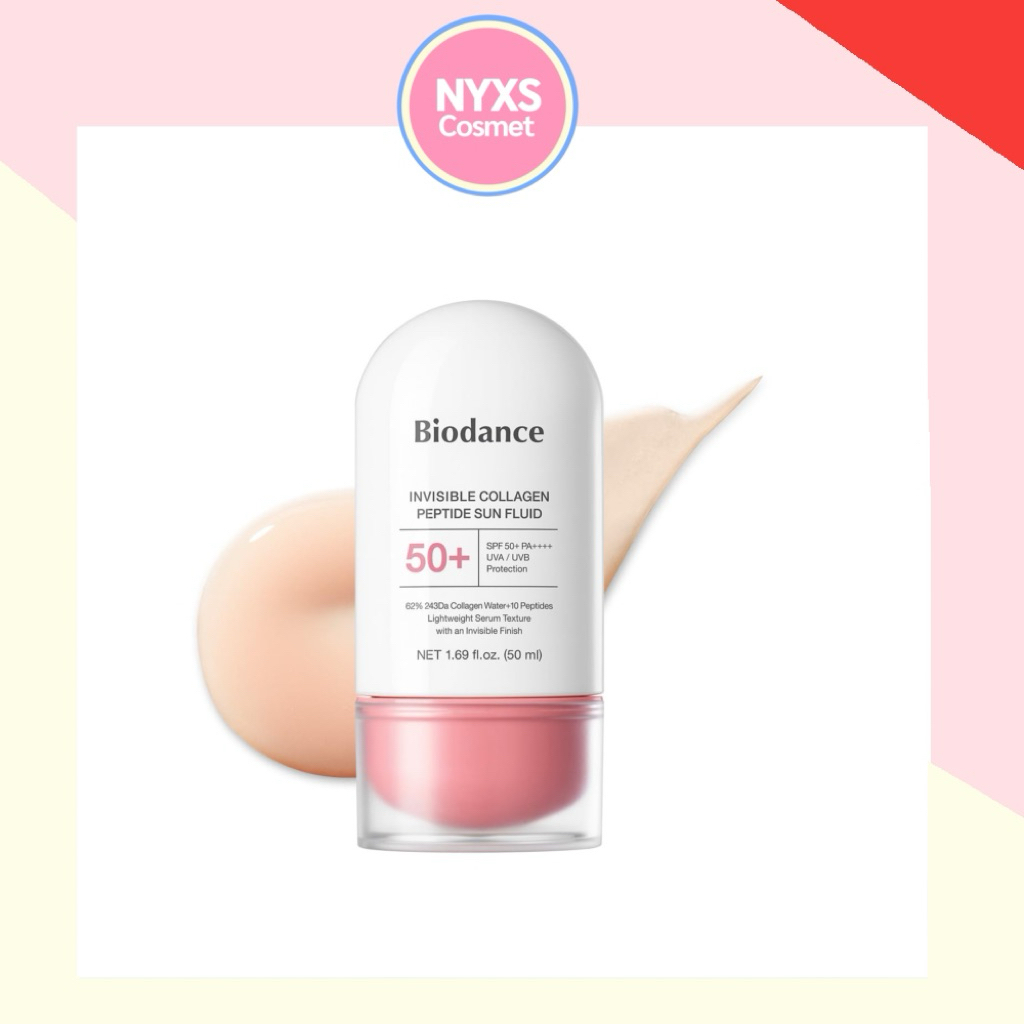 แท้/พร้อมส่ง Biodance Invisible Collagen Peptides Sun Fluid 50 ml.