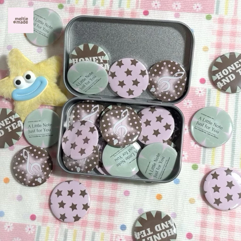 ⭐SET button badge⭐ เข็มกลัดน่ารัก (4ชิ้น) ขนาด 32 mm 🇹🇭 ส่งจากไทย