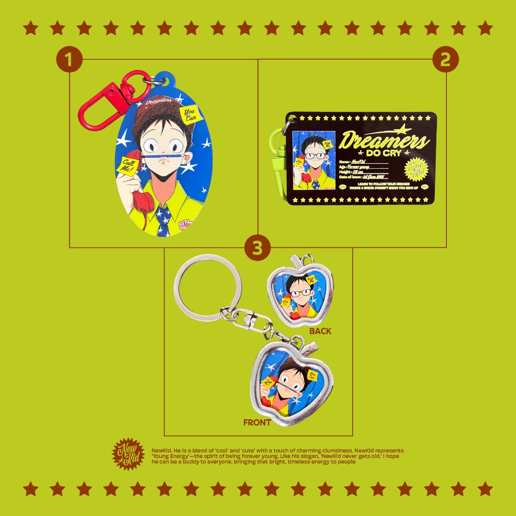 NewKid Ring My Line Keychain พวงกุญแจ