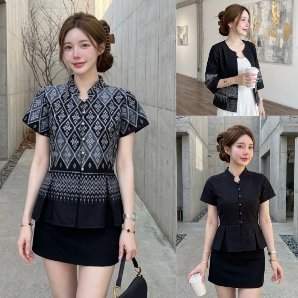 LANNA - รวมแบบเสื้อสีดำ เสื้อสีสุภาพ เสื้อสีดำผู้หญิง ใส่ทำงาน ใส่ออกงาน ใส่ไว้ทุกข์