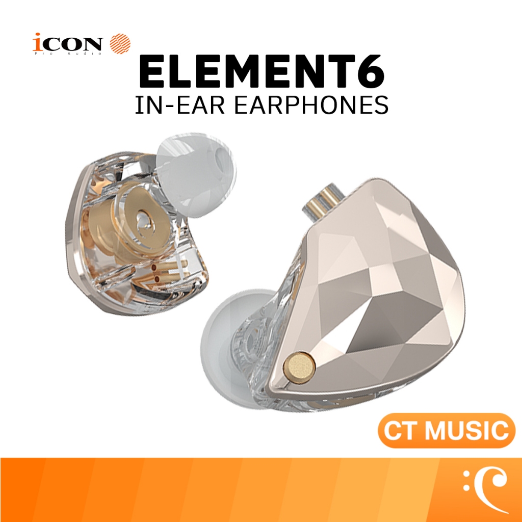 ICON Pro Audio Element6 in-ear Headphone หูฟัง