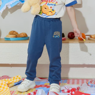e'clat กางเกงเด็ก เสื้อผ้าเด็ก กางเกงขายาว เอวยางยืด ปลายขาจั๊ม ผ้าCotton ยืด เนื้อนิ่ม 9186-9187
