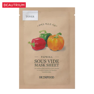 SKINFOOD Paprika Sous Vide Mask Sheet มาส์ก 18g