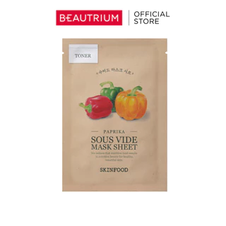 SKINFOOD Paprika Sous Vide Mask Sheet มาส์ก 18g