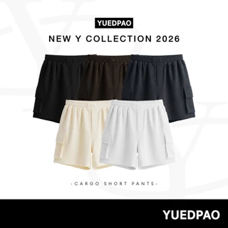 Yuedpao Cargo Short Pants Y Collection 2026 กางเกงขาสั้น ผ้าหนาทรงสวย ยับยาก รีดง่าย กางเกงคาร์โก้
