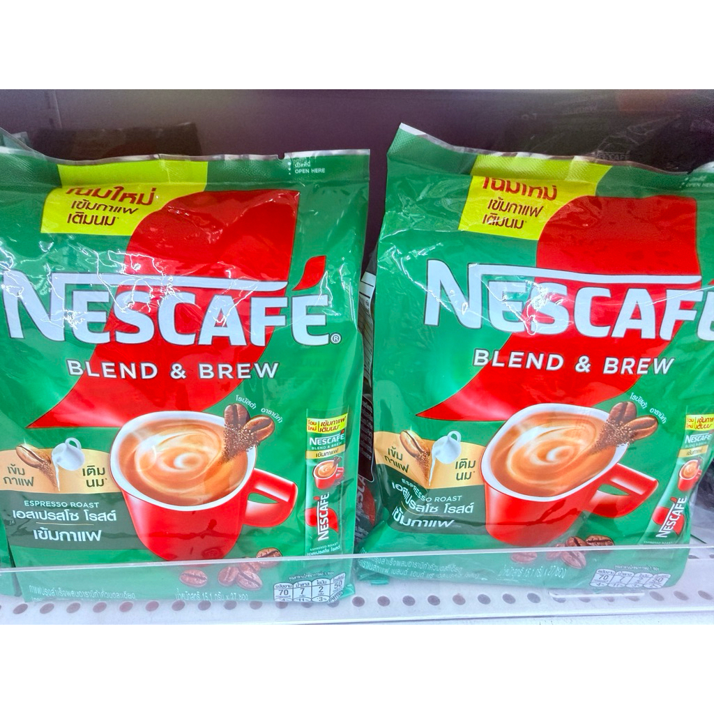 27 ซอง เนสกาแฟ เบลนด์ แอนด์ บรู เอสเปรสโซ โรสต์ 15.1 กรัม