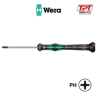Wera ไขควง ไมโคร ปากแฉก 2050 PH Micro Screwdriver for Phillips Screws, PH000 - PH1