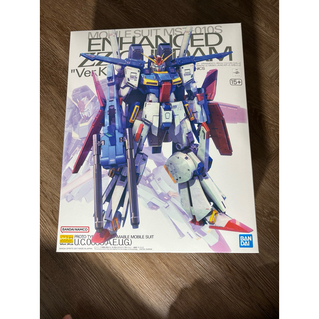 Premium Bandai MG 1/100 Enhanced ZZ Gundam Ver.Ka