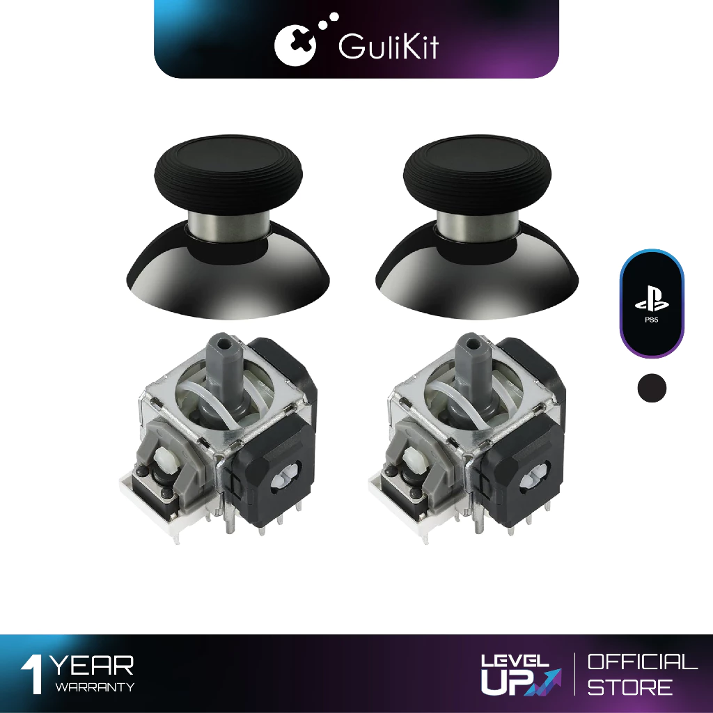GuliKit TMR NS51 Magnetic Joystick Replacement Kit (สำหรับจอย PS5 DualSense / DualSense Edge)