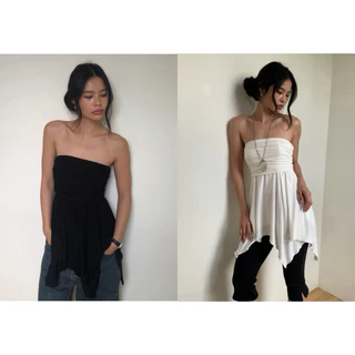 BEMYCHIC กระโปรงพับเอว สามารถดึงมาเป็นเสื้อได้ รุ่นDiana Multiway Top