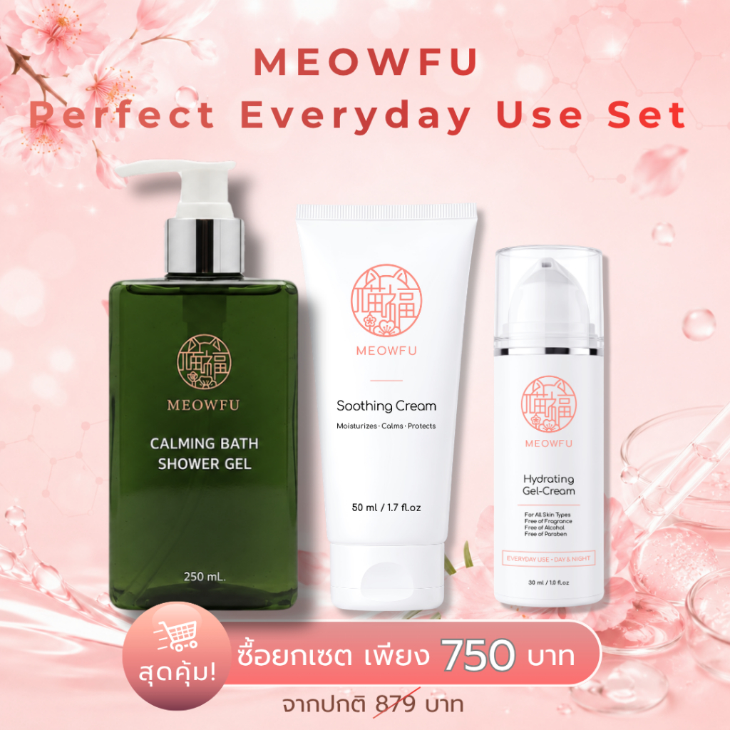 Meow Fu Perfect Everyday Use Set เมียวฝู เพอร์เฟกต์ เอเวอรี่ เดย์ ยูส เซ็ต