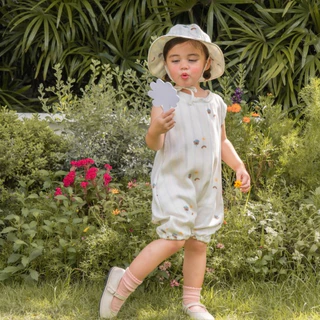 lookbookpetite x saeson | basic jumpsuit set สี rainbow dream, pink daisy field, Golden daisy field, finding rainbow