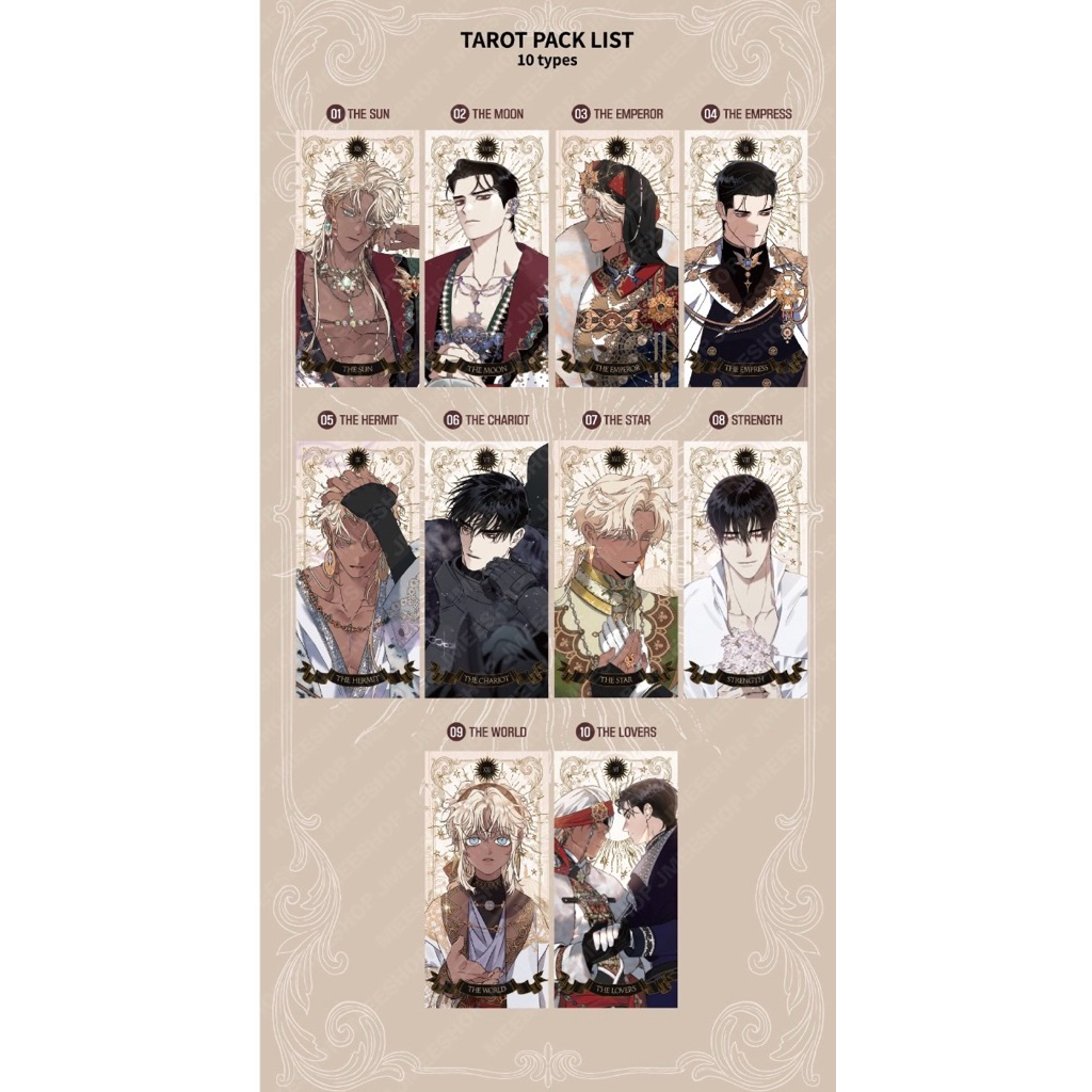 รวมงาน| Blossoms Of The White Night บุปผาใต้คืนตะวันฉาย Photo Cards สแตนดี้ ไพ่ทาโร่ manhwa bl