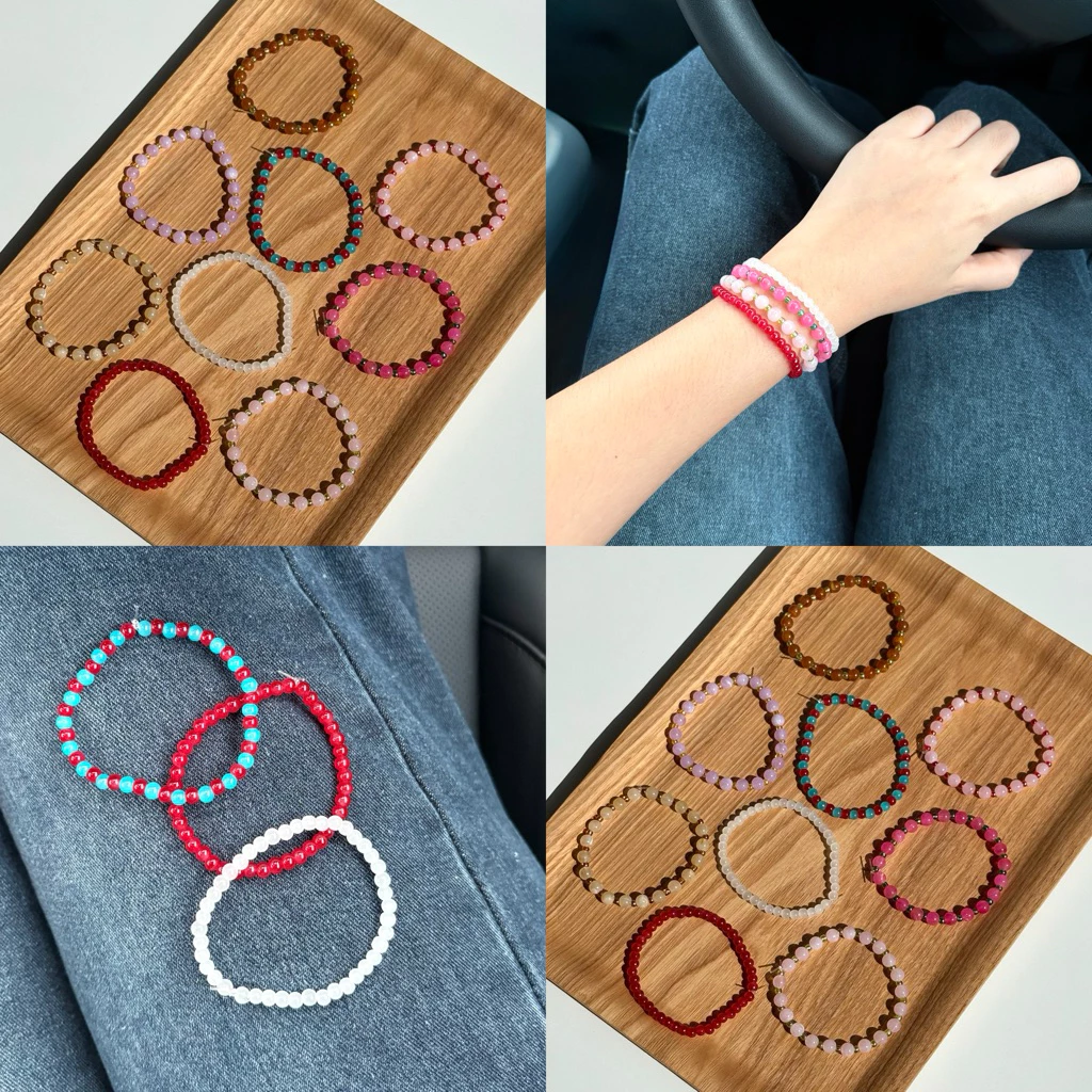 Piing me Bracelet | กำไลข้อมือ/ข้อเท้าลูกปัด (เอ็นยืด) 2026061948