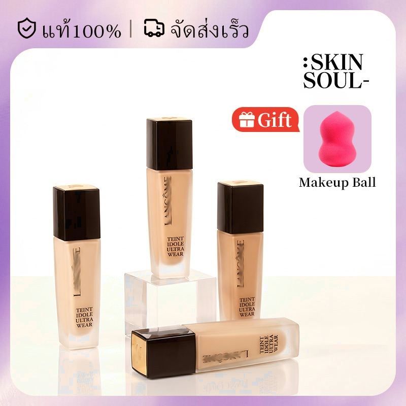 แท้ | พร้อมส่ง น้ำหอม Teint Idole Ultra Wear 30ml PO-01 -03 ติดทนนาน 18 ชั่วโมง เนื้อแมตต์บางเบา FOUNDATION 30 ml รอ
