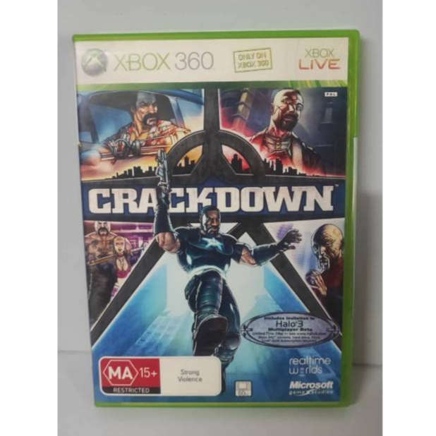 แผ่นเกมส์ XBOX 360 Game : Crackdown : XBOX 360 PAL