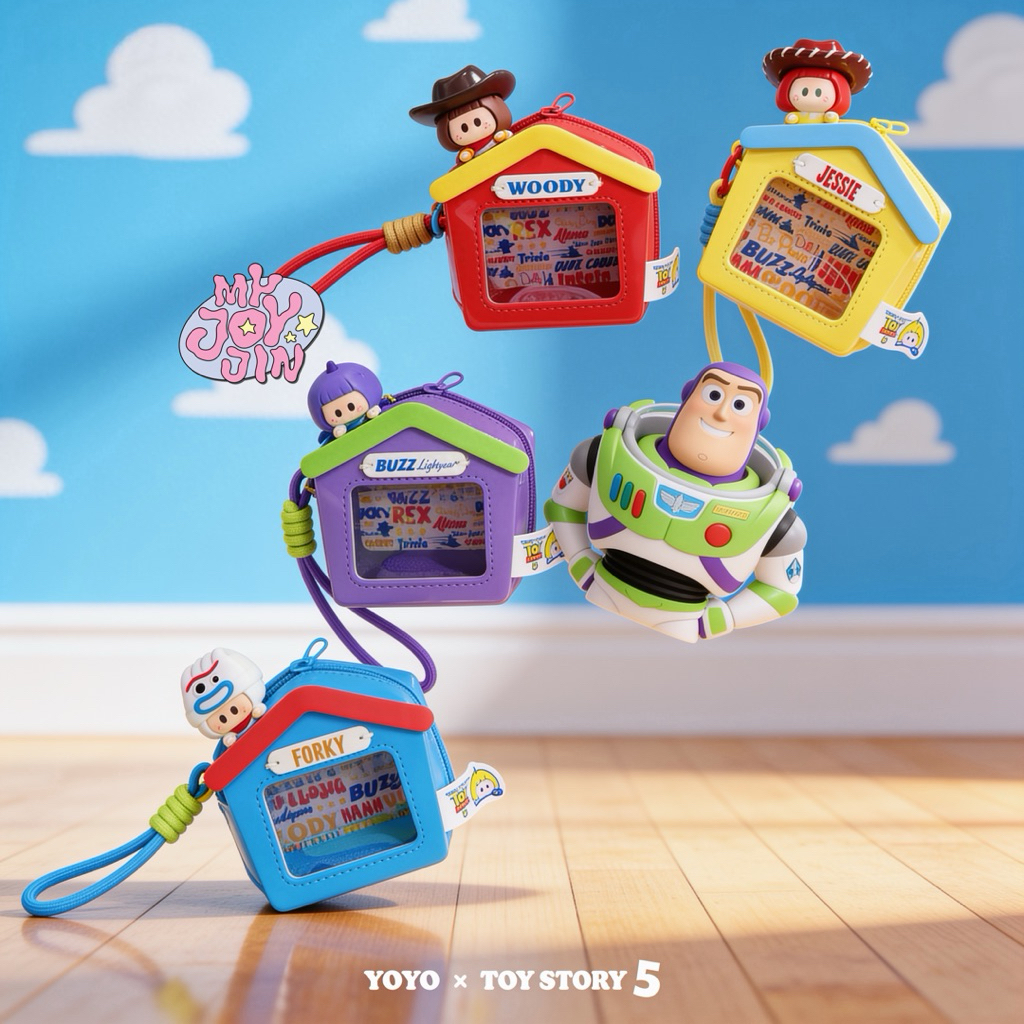 ( 🏠🦖 ; ระบุตัว - พร้อมส่งด่วนในไทย ) พวงกุญแจบ้าน : YOYO x TOY STORY
